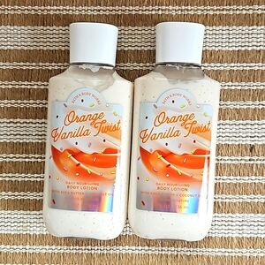Orange vanilla twist lotion